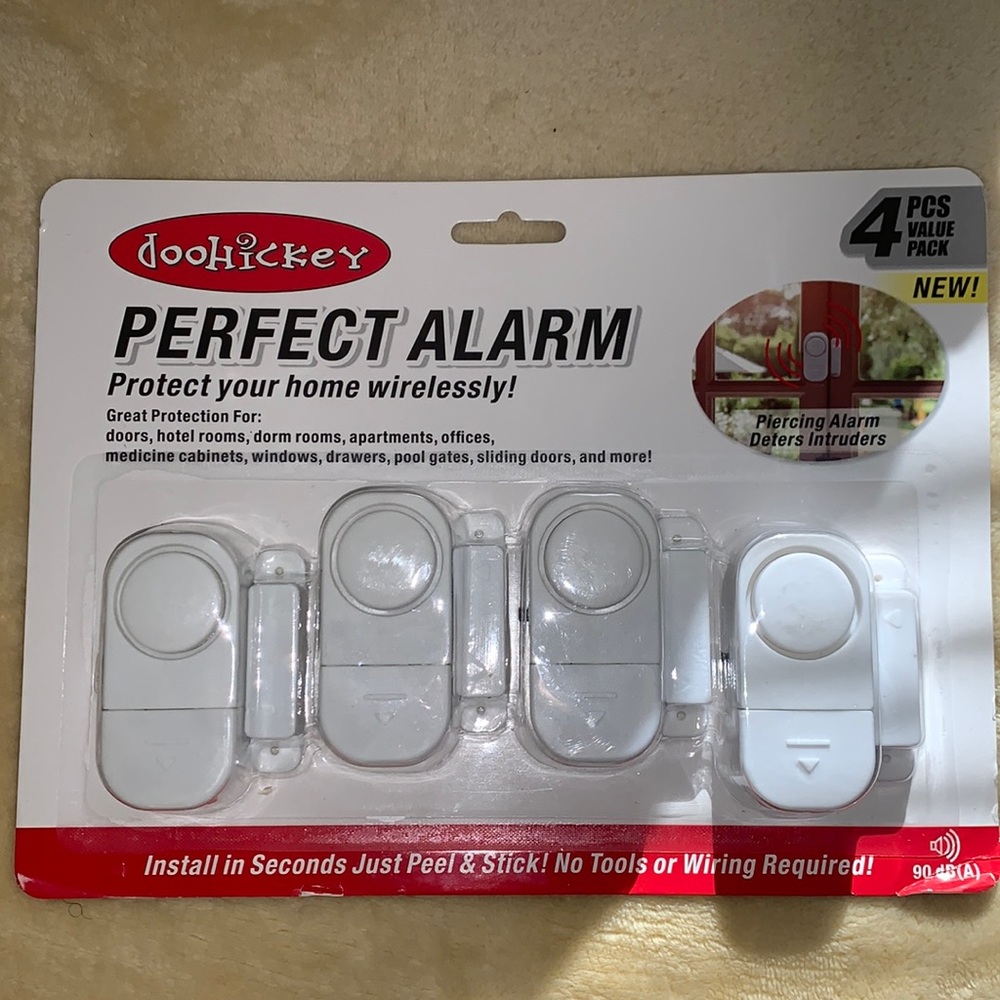 Brand New!! 4 Piece Perfect Alarm for Protection